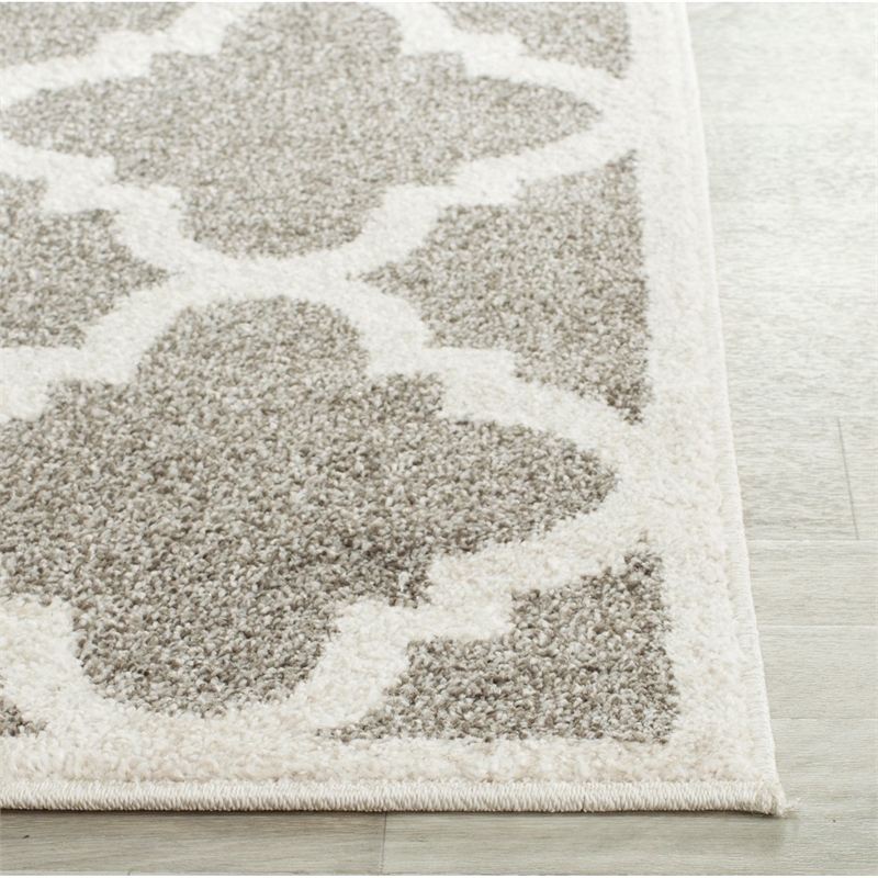 Safavieh Amherst Dark Grey Indoor Outdoor Rug - Runner 2'3