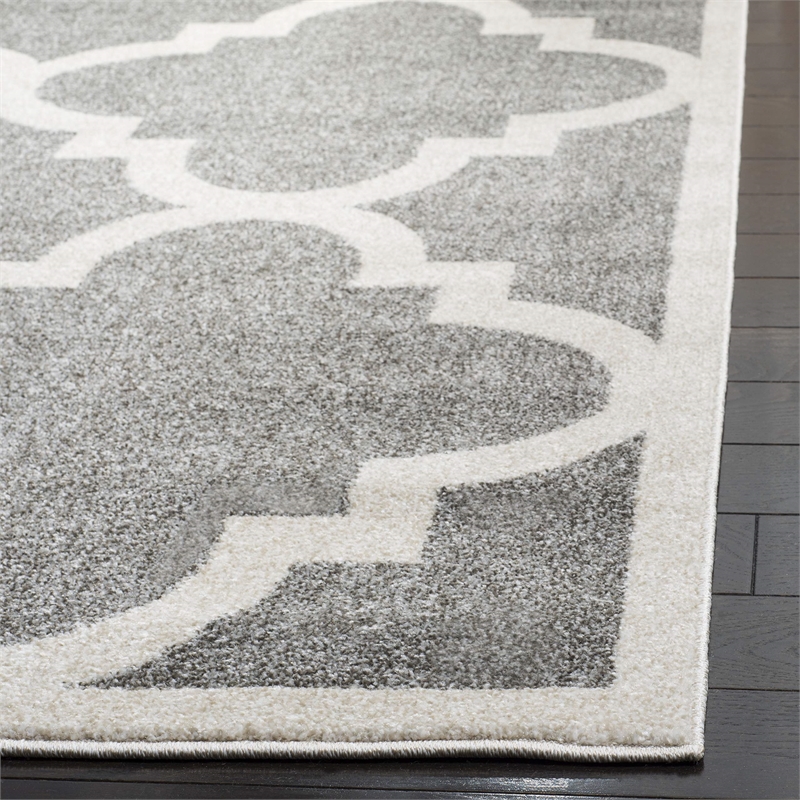 Safavieh Amherst Dark Grey Indoor Outdoor Rug - Runner 2'6