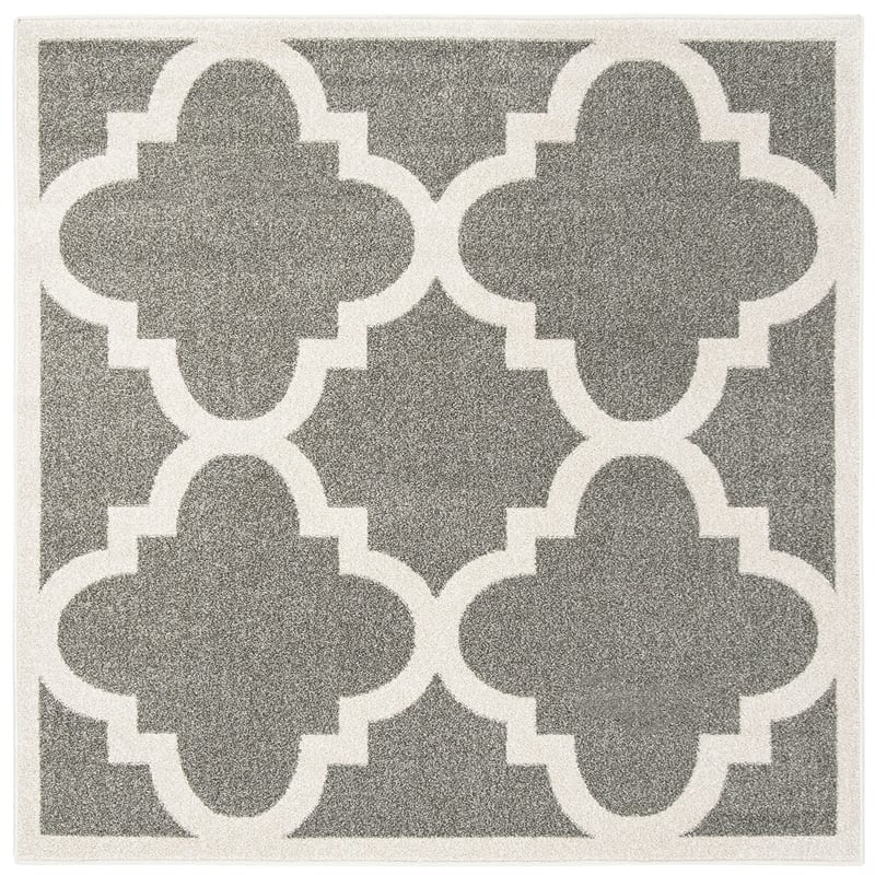 Safavieh Amherst Dark Grey Indoor Outdoor Rug - Square 5'