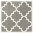 Safavieh Amherst Dark Grey Indoor Outdoor Rug - Square 5'