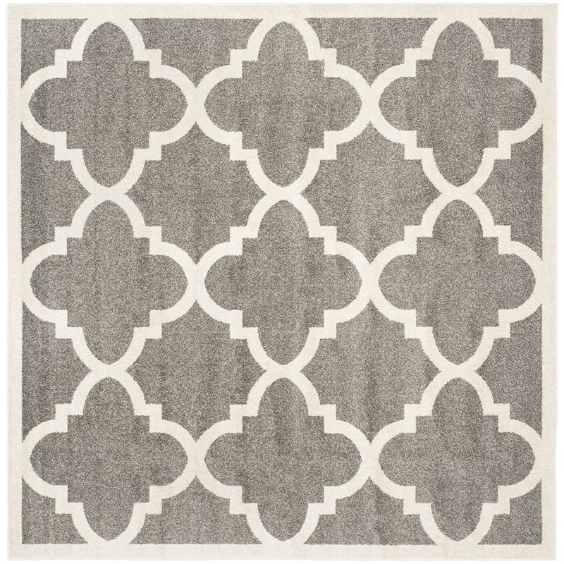 Safavieh Amherst Dark Grey Indoor Outdoor Rug - Square 7'