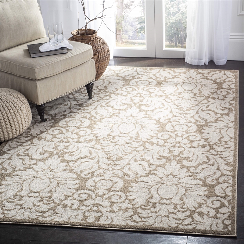 Safavieh Amherst Wheat Indoor Outdoor Rug - 8' x 10'