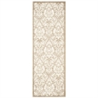 Safavieh Amherst Wheat Indoor Outdoor Rug - Runner 2'3