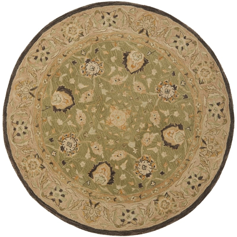 Safavieh Anatolia Sage Traditional Rug - Round 8'