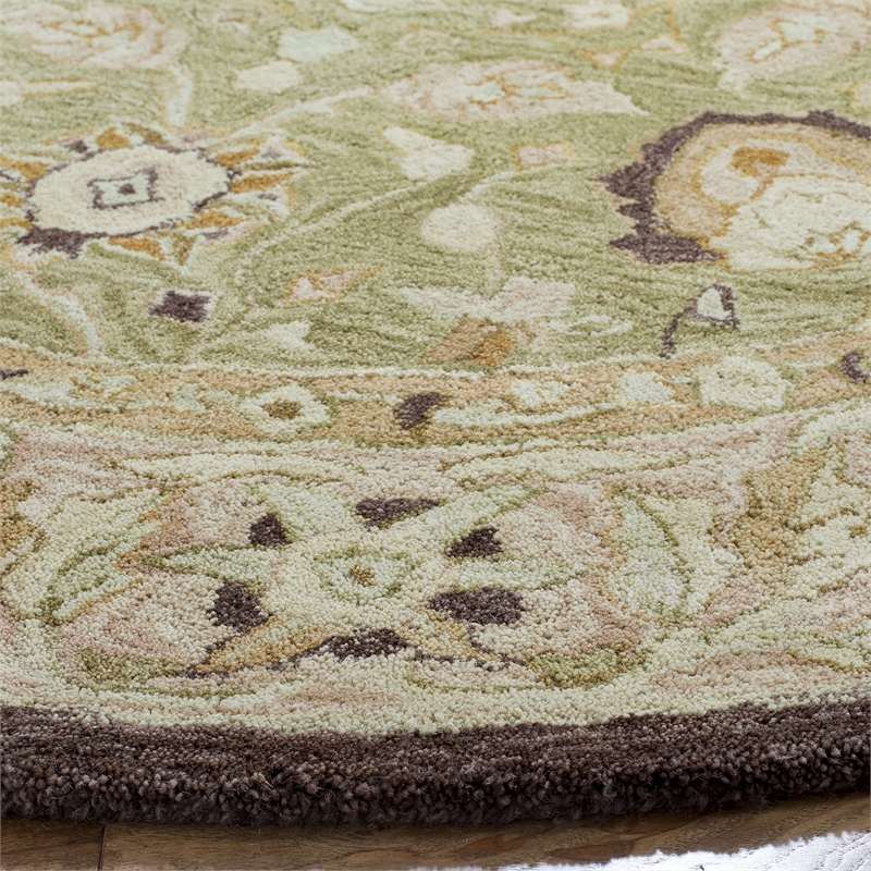 Safavieh Anatolia Sage Traditional Rug - Round 8'