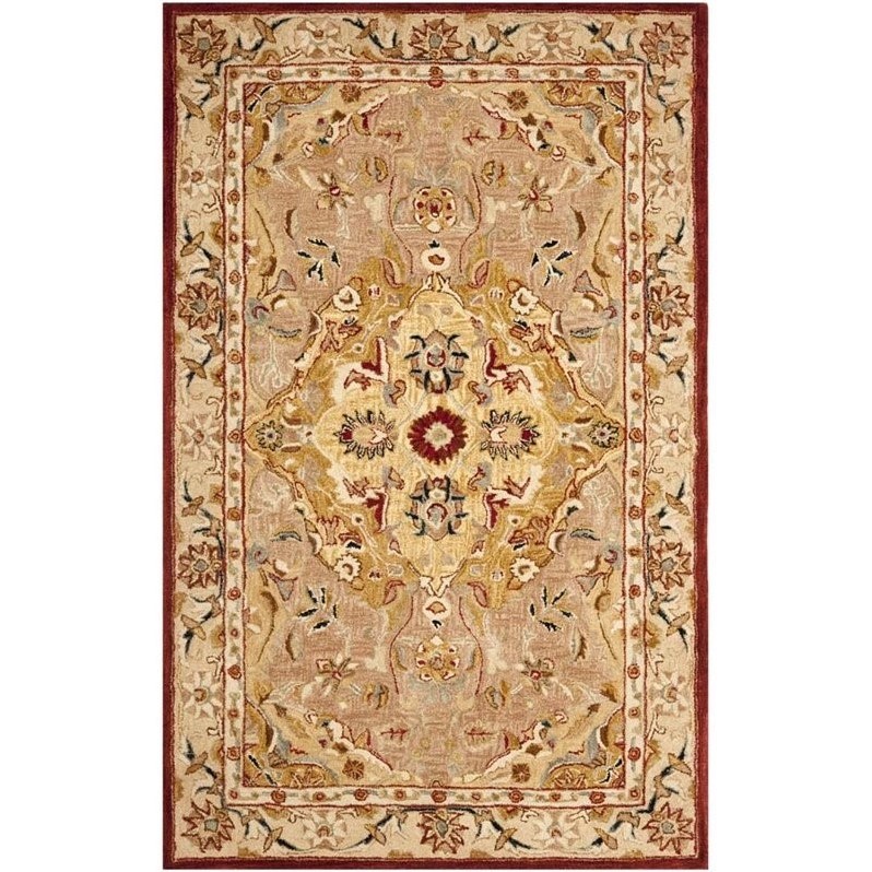 Safavieh Anatolia Gold Traditional Rug 6' x 9' AN534A6