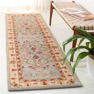 Safavieh Anatolia Light Blue Traditional Rug - 2'3&quot x 15'