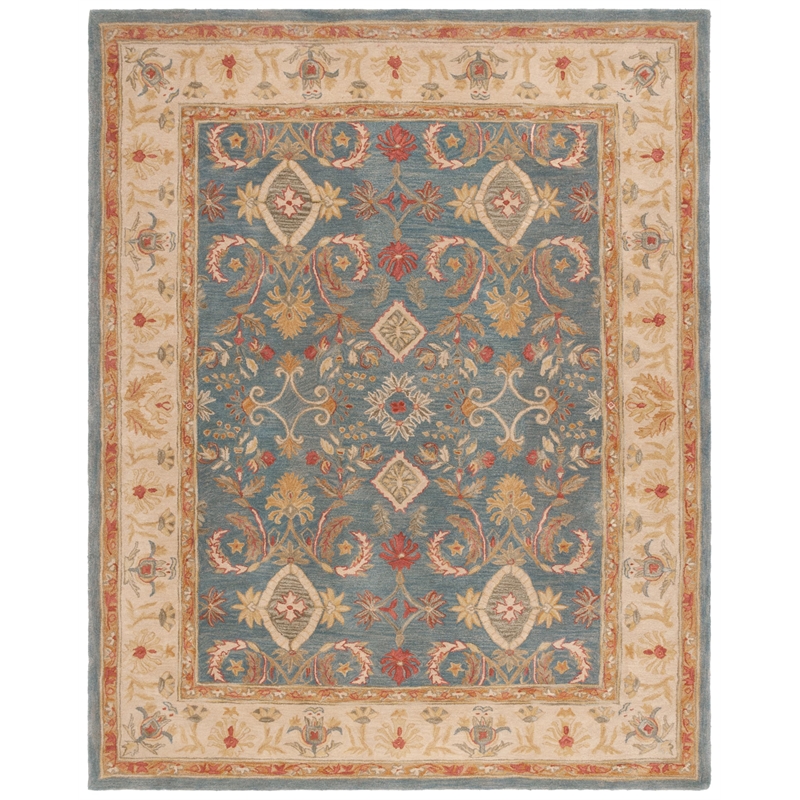 Safavieh Anatolia Light Blue Traditional Rug - 11' x 15'
