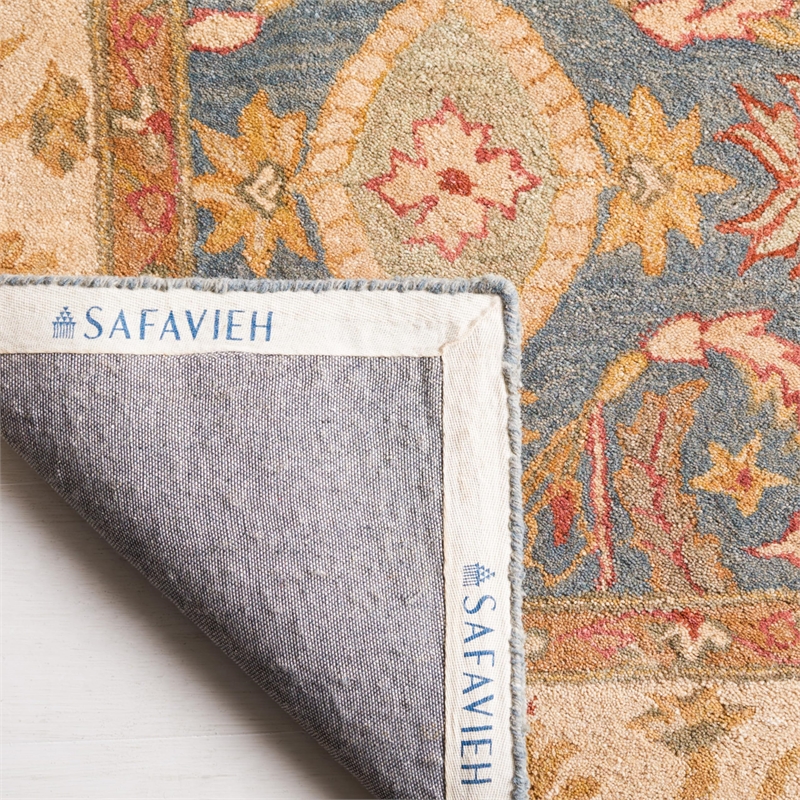 Safavieh Anatolia Light Blue Traditional Rug - 11' x 15'