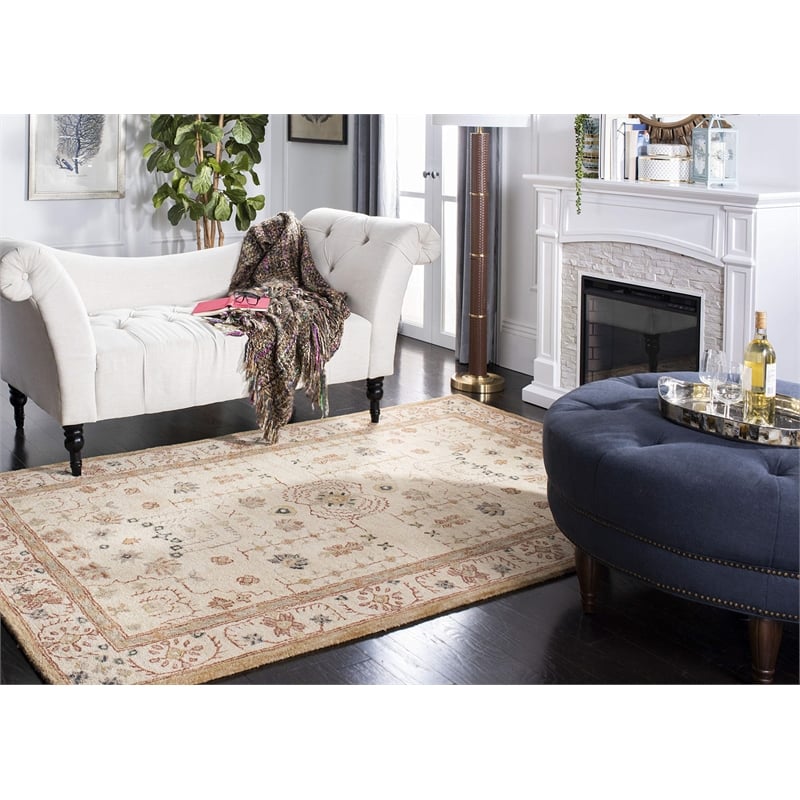 Safavieh Anatolia Sand Traditional Rug - 11' x 15'
