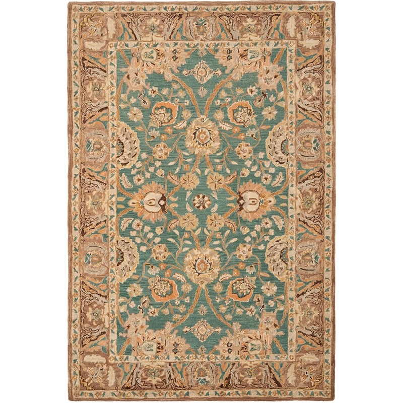 Safavieh Anatolia Teal Traditional Rug - 9' x 12'
