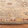 Safavieh Anatolia Grey Blue Traditional Rug - Round 6'