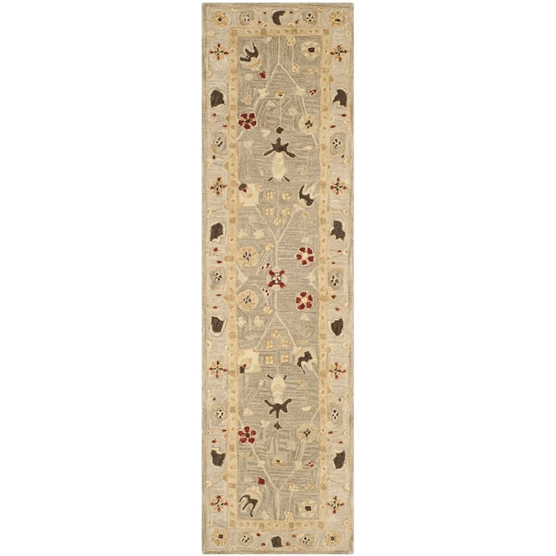 Safavieh Anatolia Grey Blue Traditional Rug - Runner 2'3