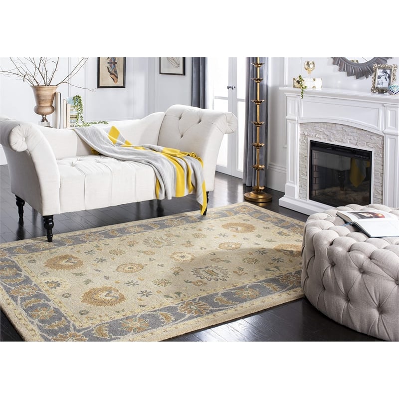 Safavieh Anatolia Taupe Traditional Rug - 5' x 8'