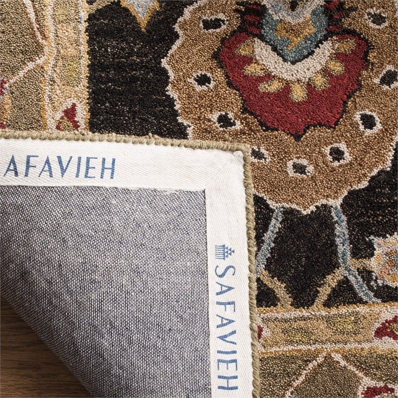 Safavieh Anatolia Black Traditional Rug - 6' x 9'