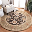 Safavieh Anatolia Black Traditional Rug - Round 6'