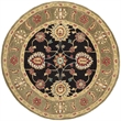 Safavieh Anatolia Black Traditional Rug - Round 6'