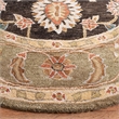 Safavieh Anatolia Black Traditional Rug - Round 6'