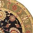 Safavieh Anatolia Black Traditional Rug - Round 6'