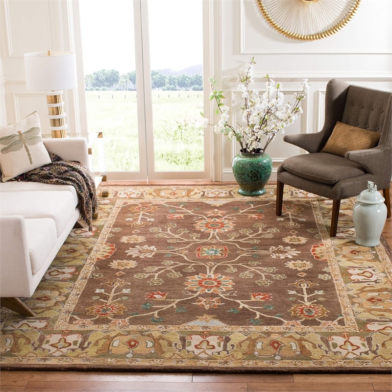 Safavieh Anatolia Brown Traditional Rug - 9'6