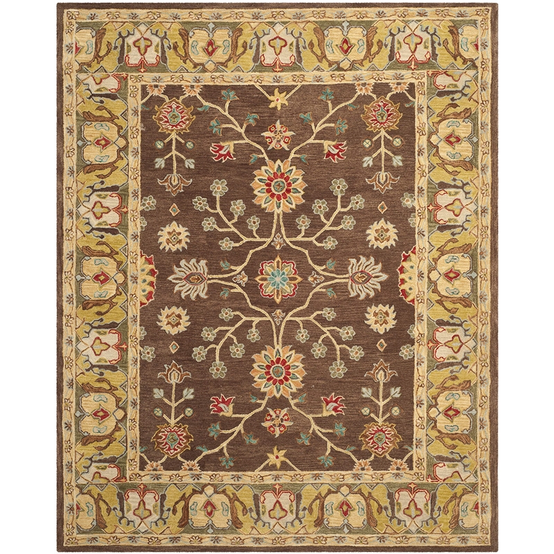 Safavieh Anatolia Brown Traditional Rug - 9'6