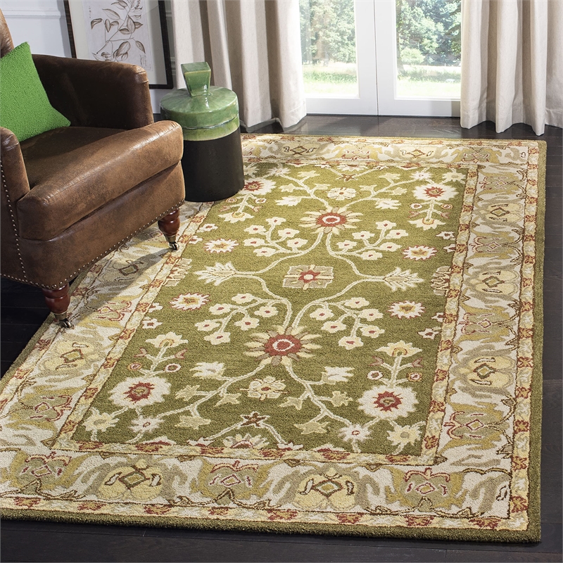 Safavieh Anatolia Moss Traditional Rug - 4' x 6'
