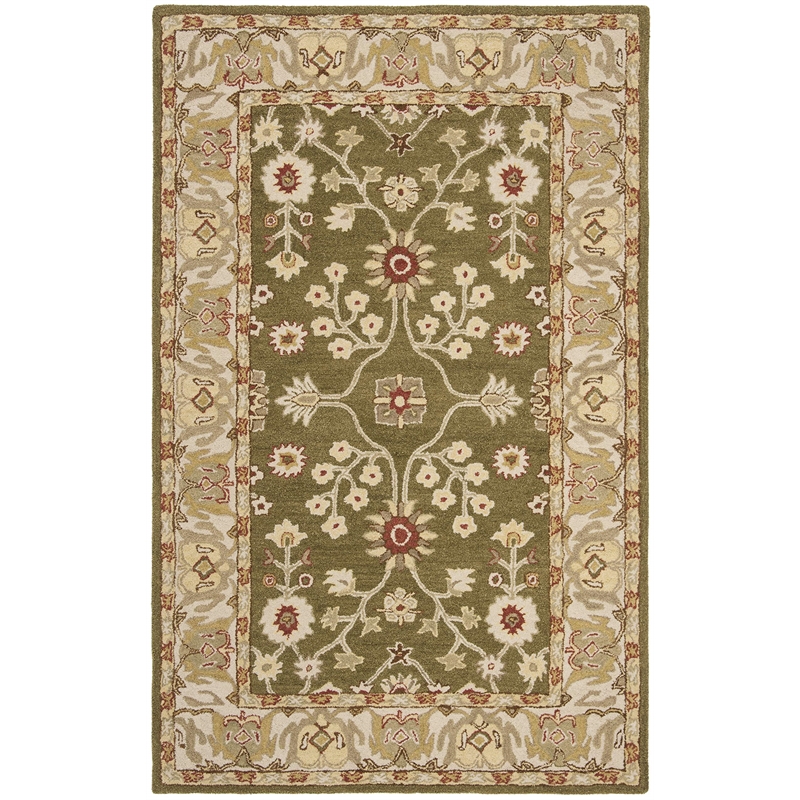 Safavieh Anatolia Moss Traditional Rug - 4' x 6'