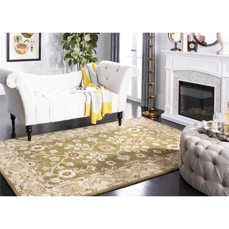 Safavieh Anatolia Moss Traditional Rug - 5' x 8'