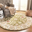 Safavieh Anatolia Moss Traditional Rug - Round 6'