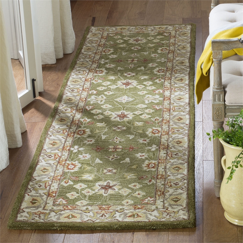 Safavieh Anatolia Moss Traditional Rug - Runner 2'3