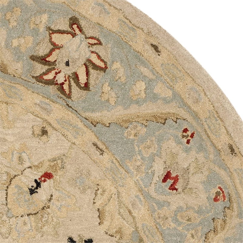 Safavieh Anatolia Natural Traditional Rug - Round 6'