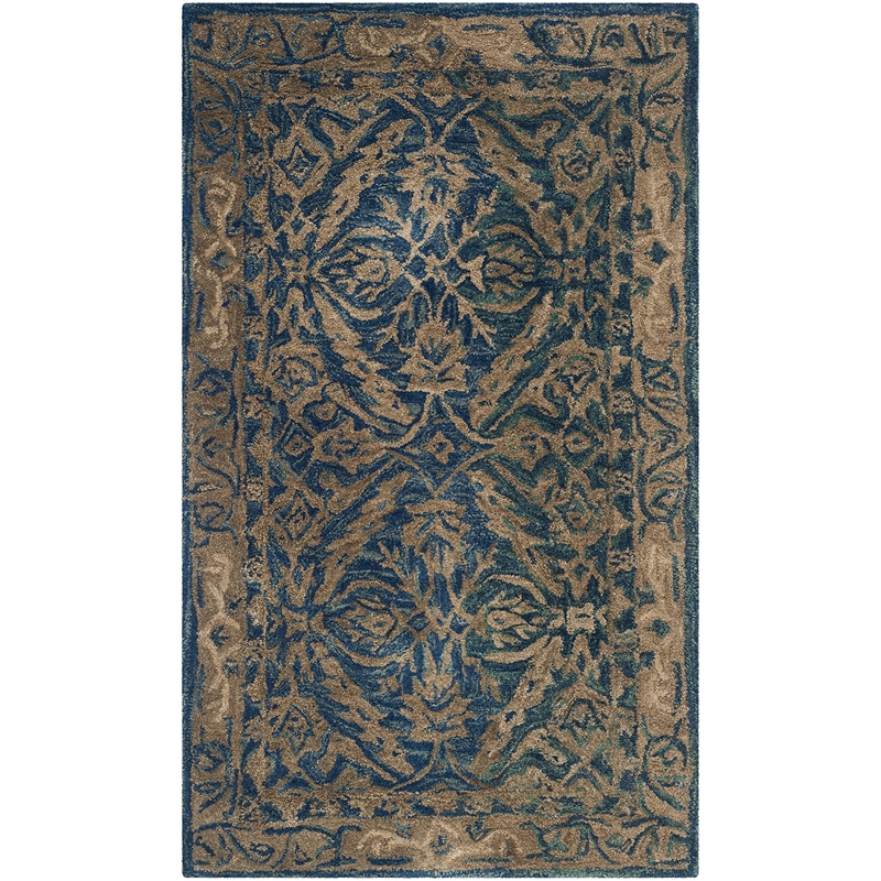 Safavieh Anatolia Navy Traditional Rug - 4' x 6'