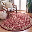 Safavieh Anatolia Red Traditional Rug - Round 6'