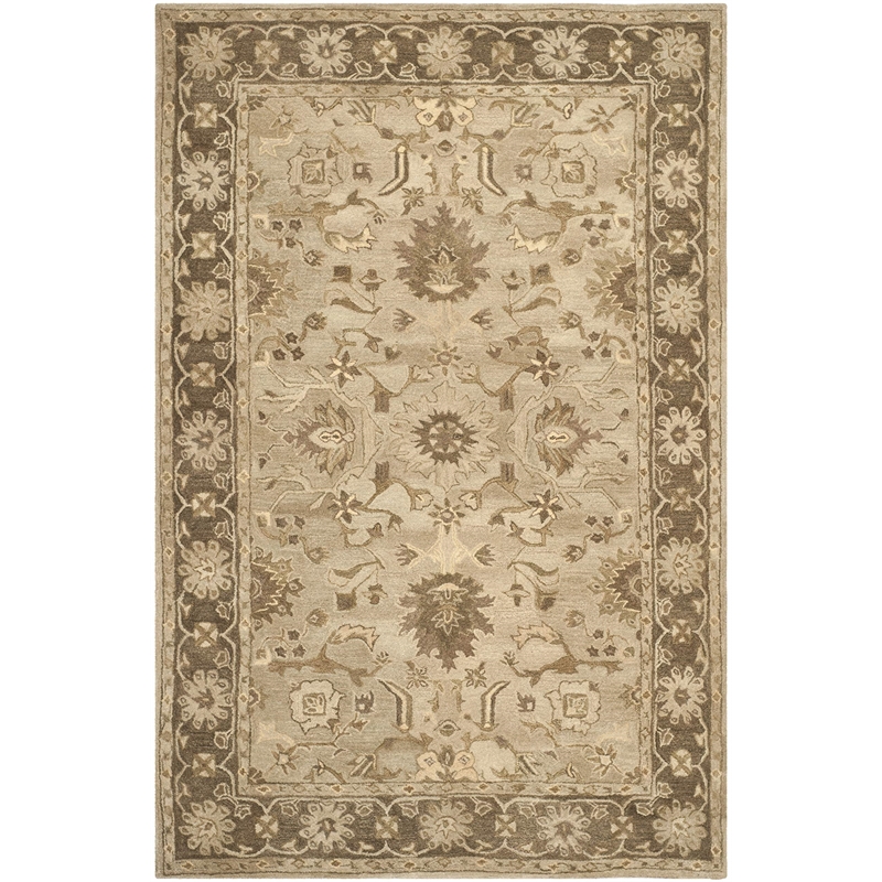 Safavieh Anatolia Light Grey Traditional Rug - 4' x 6'
