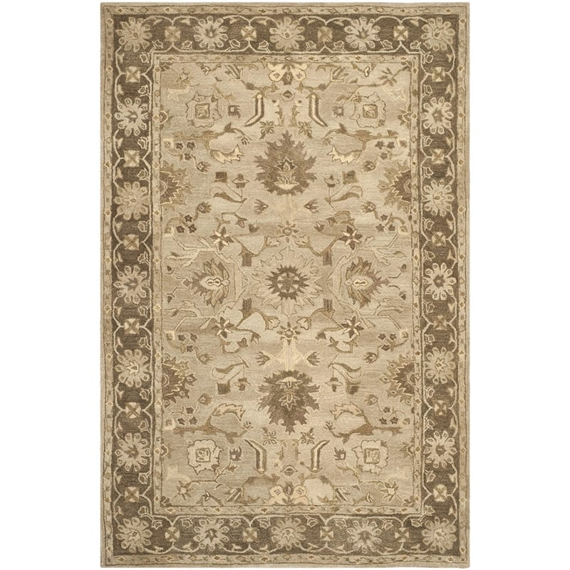 Safavieh Anatolia Light Grey Traditional Rug - 6' x 9'