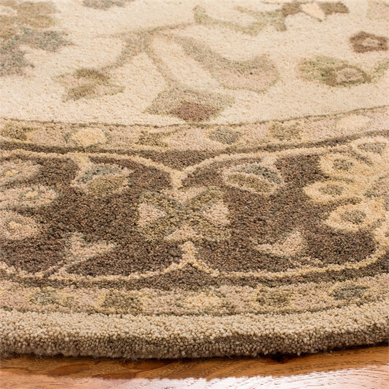 Safavieh Anatolia Light Grey Traditional Rug - Round 6'