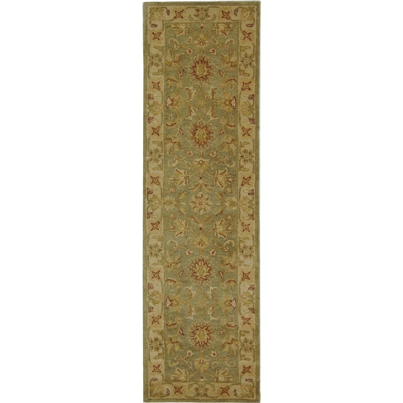 Safavieh Antiquity Green Traditional Rug - 11' x 15'