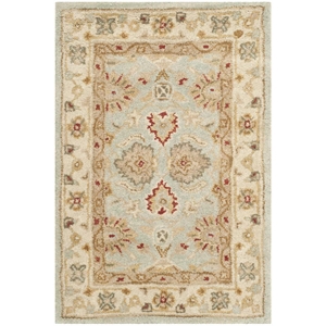 Safavieh Antiquity Grey Blue Traditional Rug - 2' x 3'