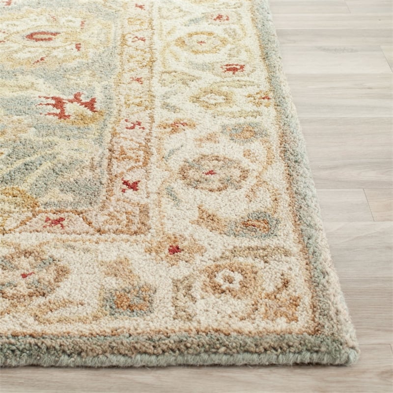 Safavieh Antiquity Grey Blue Traditional Rug - Runner 2'3