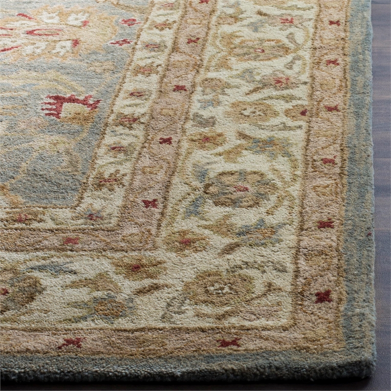 Safavieh Antiquity Grey Blue Traditional Rug - Runner 2'3