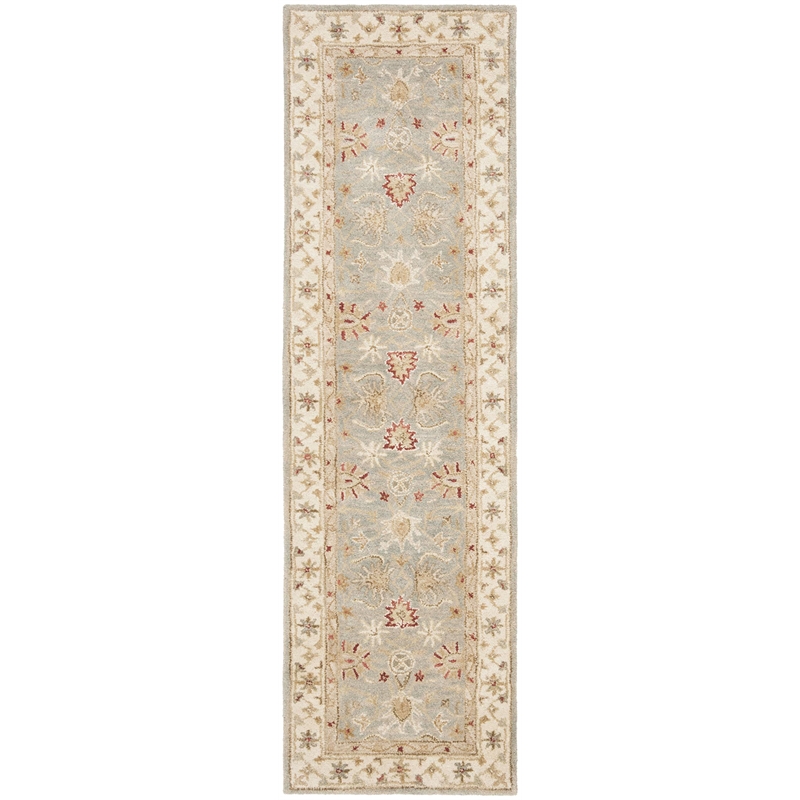 Safavieh Antiquity Grey Blue Traditional Rug - Runner 2'3