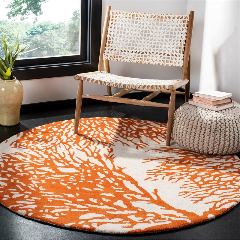 Safavieh Bella Beige Country Rug - Round 7'