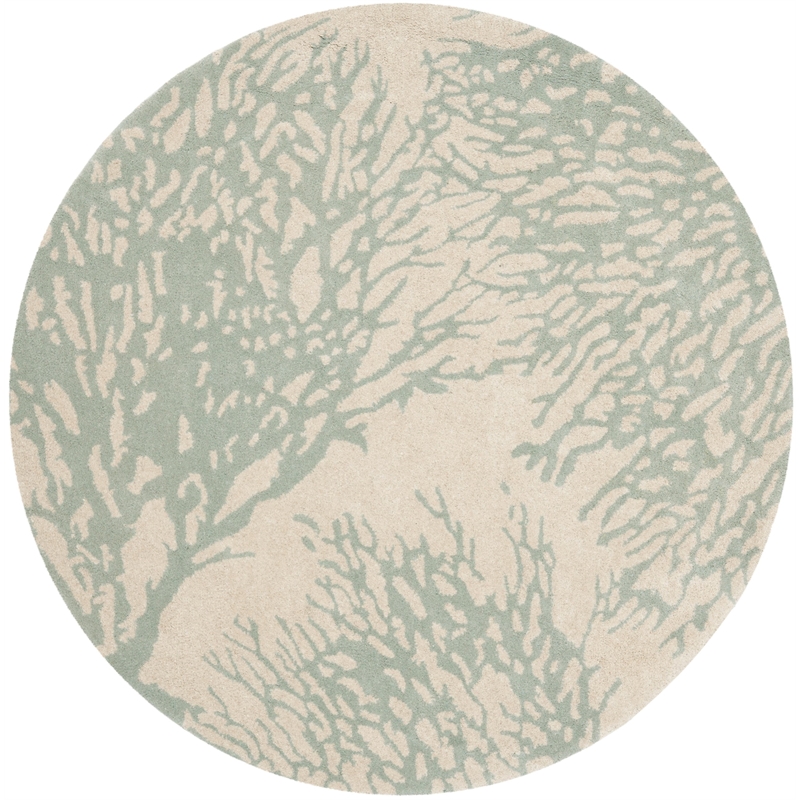 Safavieh Bella Beige Country Rug - Round 7'