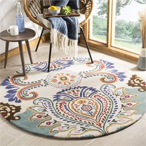 Safavieh Bella Ivory Country Rug - Round 7'