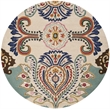 Safavieh Bella Ivory Country Rug - Round 7'