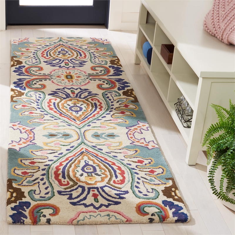 Safavieh Bella Ivory Country Rug - Runner 2'3