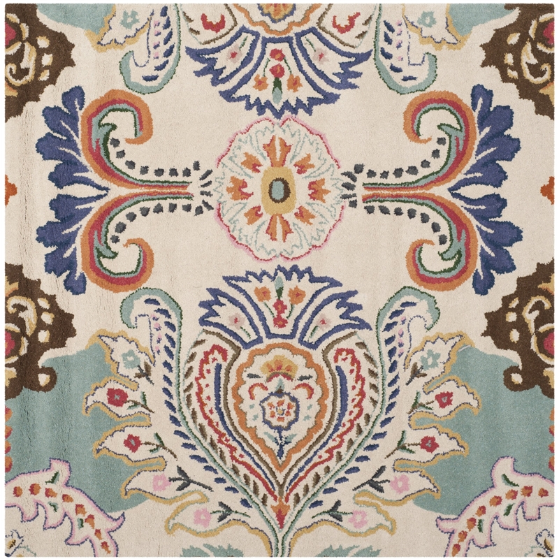 Safavieh Bella Ivory Country Rug - Square 7'