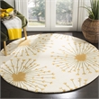 Safavieh Bella Beige Contemporary Rug - Round 5'