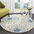 Safavieh Bella Beige Contemporary Rug - Round 5'