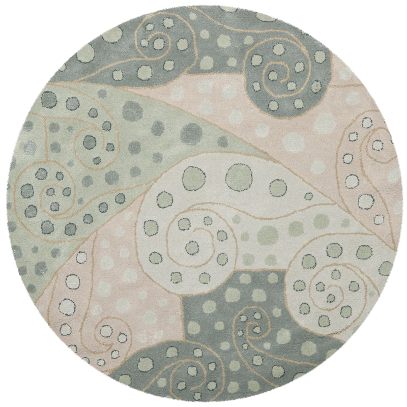 Safavieh Bella Sage Country Rug - Round 5'